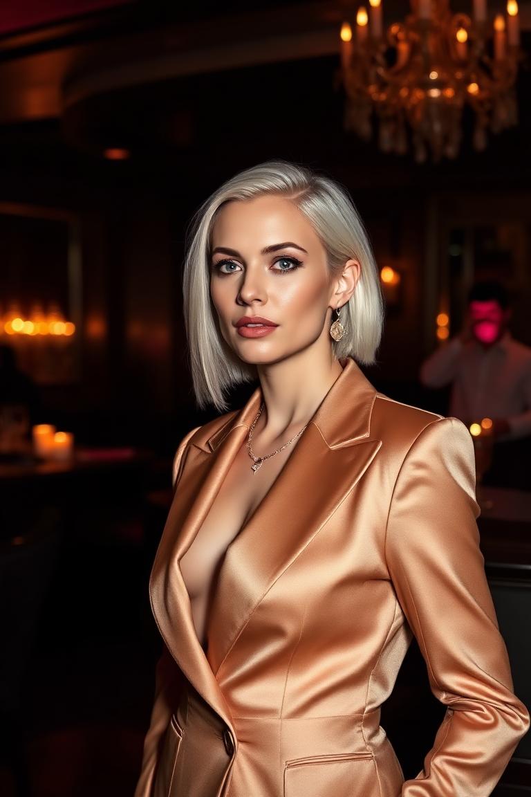 Astrid, anfitriona de Club La Luna en Nueva Andalucía, Marbella