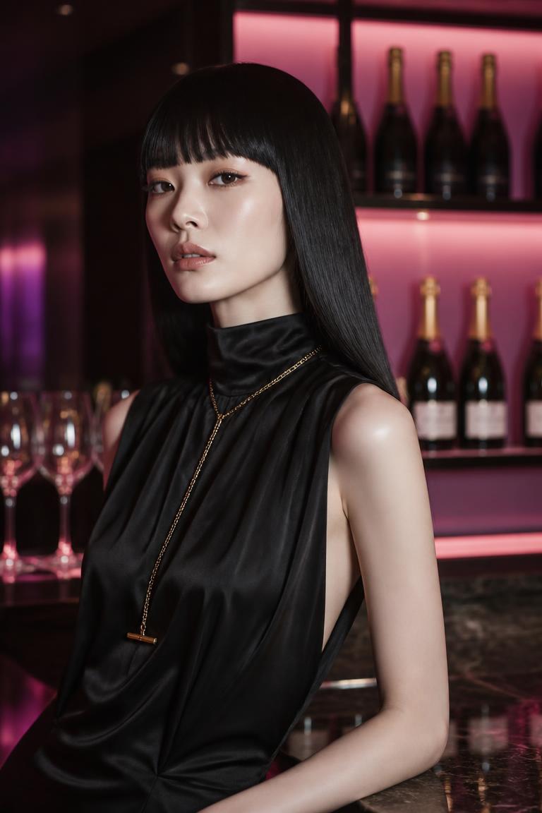 Mei, anfitriona de Club La Luna en Nueva Andalucía, Marbella